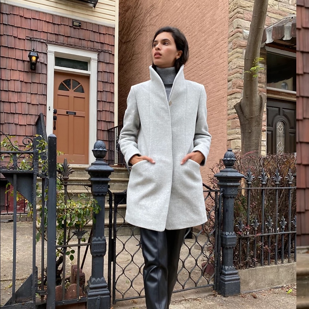 Aritizia - Wilfred COCONUT COAT，item no. 48560, color: spiced wine, size S